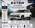 Hyundai Exter Atlas White Touch Up Spray Paint | OEM Automotive Aerosol Paint for Scratch Repair