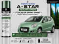 Maruti Suzuki A-Star Healing Green Touch Up Spray Paint – OEM Color Match | LIHA Aerosols 500ml