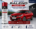 Maruti Suzuki Baleno Cherry Red Touch Up Spray Paint | OEM Automotive Aerosol Paint for Scratch Repair