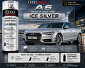 Audi A6 Ice Silver Touch Up Spray Paint – OEM Color Match | LIHA Aerosols 500ml