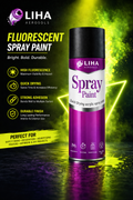 LIHA Fluorescent Spray Paint – High Visibility, Ultra Bright Finish