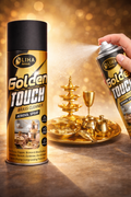 LIHA Golden Touch Brass Cleaner Spray | Removes Tarnish & Restores Shine Instantly