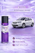 Symphony Silver (Toyota Etios Color Match) | High Gloss Quick Dry