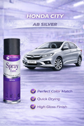 LIHA Aerosols Spray Paint – AB Silver (Honda City Color Match) | High Gloss Quick Dry Finish