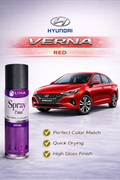 Hyundai Verna Red | Perfect Color Match | High Gloss Finish | Quick Dry