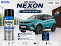 Tata Nexon Creative Ocean Blue | OEM Color Match | Base Coat | Metallic Finish | Quick Dry