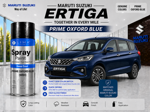 Maruti Suzuki Ertiga Oxford Blue | OEM Color Match | Base Coat | Metallic Finish | Quick Dry