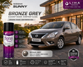 Nissan Sunny Bronze Grey | OEM Color Match | Base Coat | Metallic Finish | Quick Dry