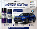 BMW iX1 Portimao Blue (OEM Match) + 1K PU Clear Coat | Base + Clear Kit | High Gloss Finish