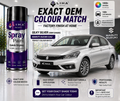 Maruti Suzuki Ciaz Silky Silver Metallic PU Spray Paint – OEM Factory Match Car Paint | LIHA Aerosols