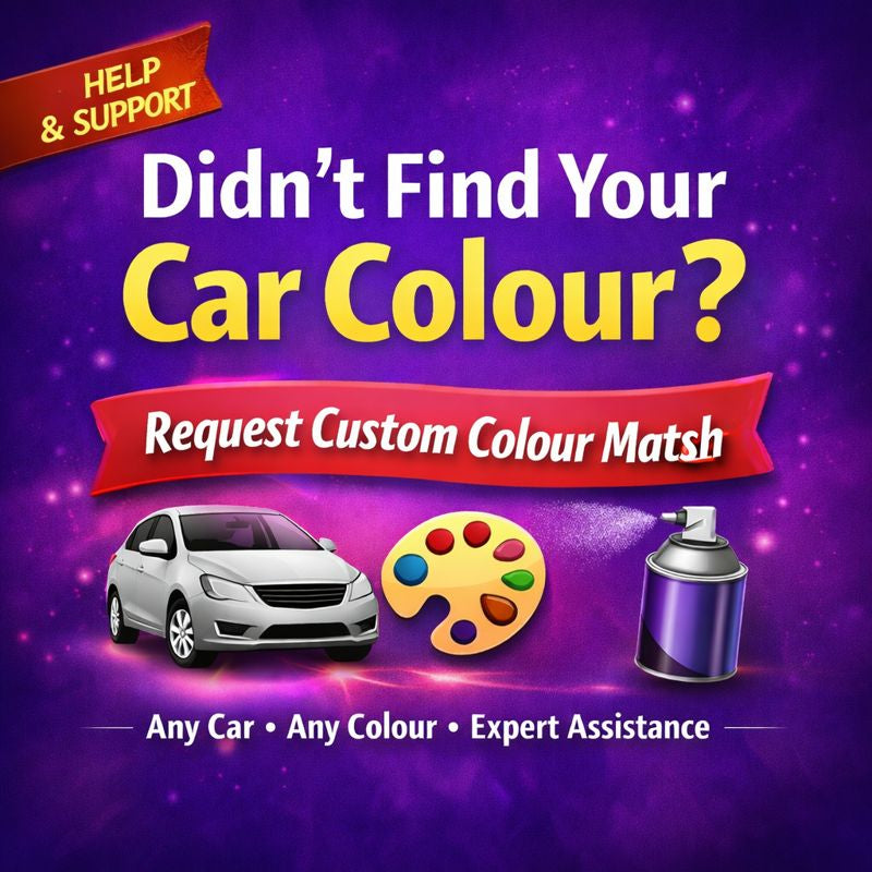 Didn’t Find Your Car Colour? – Request Custom Colour Match