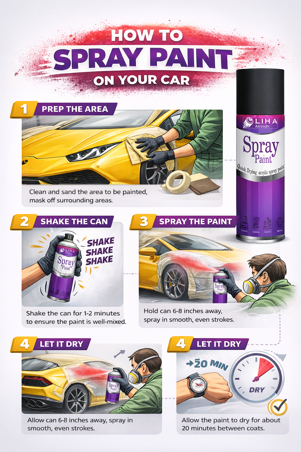 Chevrolet Enjoy Velvet Red Car Spray Paint