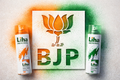 BJP Lotus Wall Painting Stencil 2 x 2.5 ft