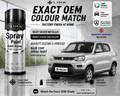 Maruti Suzuki S-Presso Silky Silver Metallic Touch Up Spray Paint | OEM Automotive Aerosol Paint for Scratch Repair