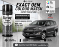 Toyota Innova Crysta Phantom Grey Pearl 1E3 Touch Up Spray Paint | OEM Pearl Metallic Automotive Aerosol Paint