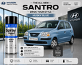 Hyundai Santro Husky Blue Touch Up Spray Paint | OEM Automotive Aerosol Paint for Scratch Repair