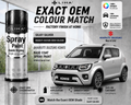 Maruti Suzuki Ignis Silky Silver Touch Up Spray Paint | OEM Automotive Aerosol Paint for Scratch Repair