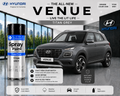 Hyundai Venue Titan Grey Touch Up Spray Paint – OEM Color Match