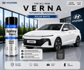 Hyundai Verna Polar White Touch Up Spray Paint | OEM Automotive Aerosol Paint for Scratch Repair