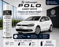 Volkswagen Polo Candy White Touch Up Spray Paint | OEM Automotive Aerosol Paint for Scratch Repair