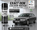 Skoda Laura 1.9 TDI Anthracite Grey Metallic (LF8J / 9153) PU Spray Paint – OEM Factory Match | LIHA Aerosols
