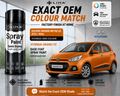 Hyundai Grand i10 Golden Orange Metallic (P2A / R6A) PU Spray Paint – OEM Factory Match | LIHA Aerosols