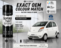 Tata Nano Pearl White (106) PU Spray Paint – OEM Factory Match Car Paint | LIHA Aerosols