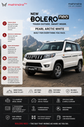 Mahindra Bolero Neo Pearl Arctic White Touch Up Spray Paint – OEM Color Match