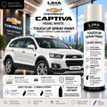 Chevrolet Captiva Pearl White Touch Up Spray Paint – OEM Color Match | LIHA Aerosols 500ml