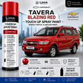 Chevrolet Tavera Blazing Red Touch Up Spray Paint – OEM Color Match | LIHA Aerosols 500ml