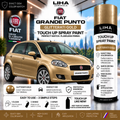 Fiat Grande Punto Glitterati Gold Touch Up Spray Paint – OEM Color Match | LIHA Aerosols 500ml