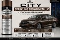 Honda City Sparkling Brown Metallic Touch Up Spray Paint – OEM Color Match | LIHA Aerosols 500ml