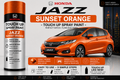 Honda Jazz Sunset Orange Touch Up Spray Paint – OEM Color Match | LIHA Aerosols 500ml