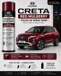 Hyundai Creta Red Mulberry Touch Up Spray Paint – OEM Color Match | LIHA Aerosols 500ml