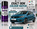 Tata Tiago EV Teal Blue | OEM Color Match | Base Coat | Metallic Finish | Quick Dry