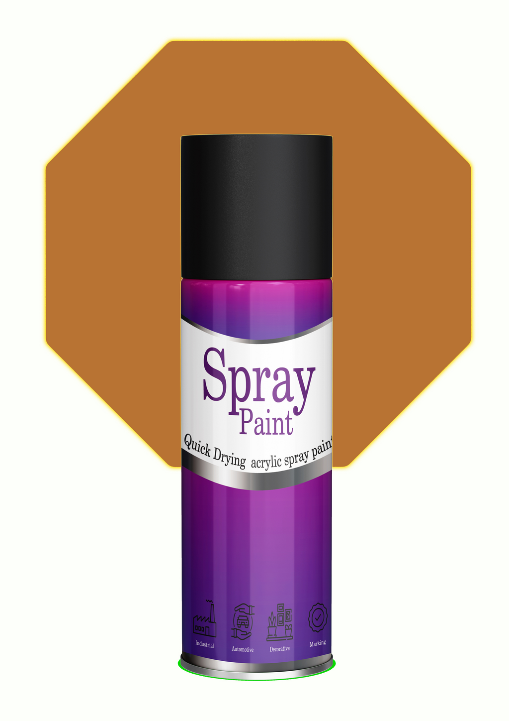 LIHA Copper Metallic Spray Paint – Premium Shine High Coverage 400ml