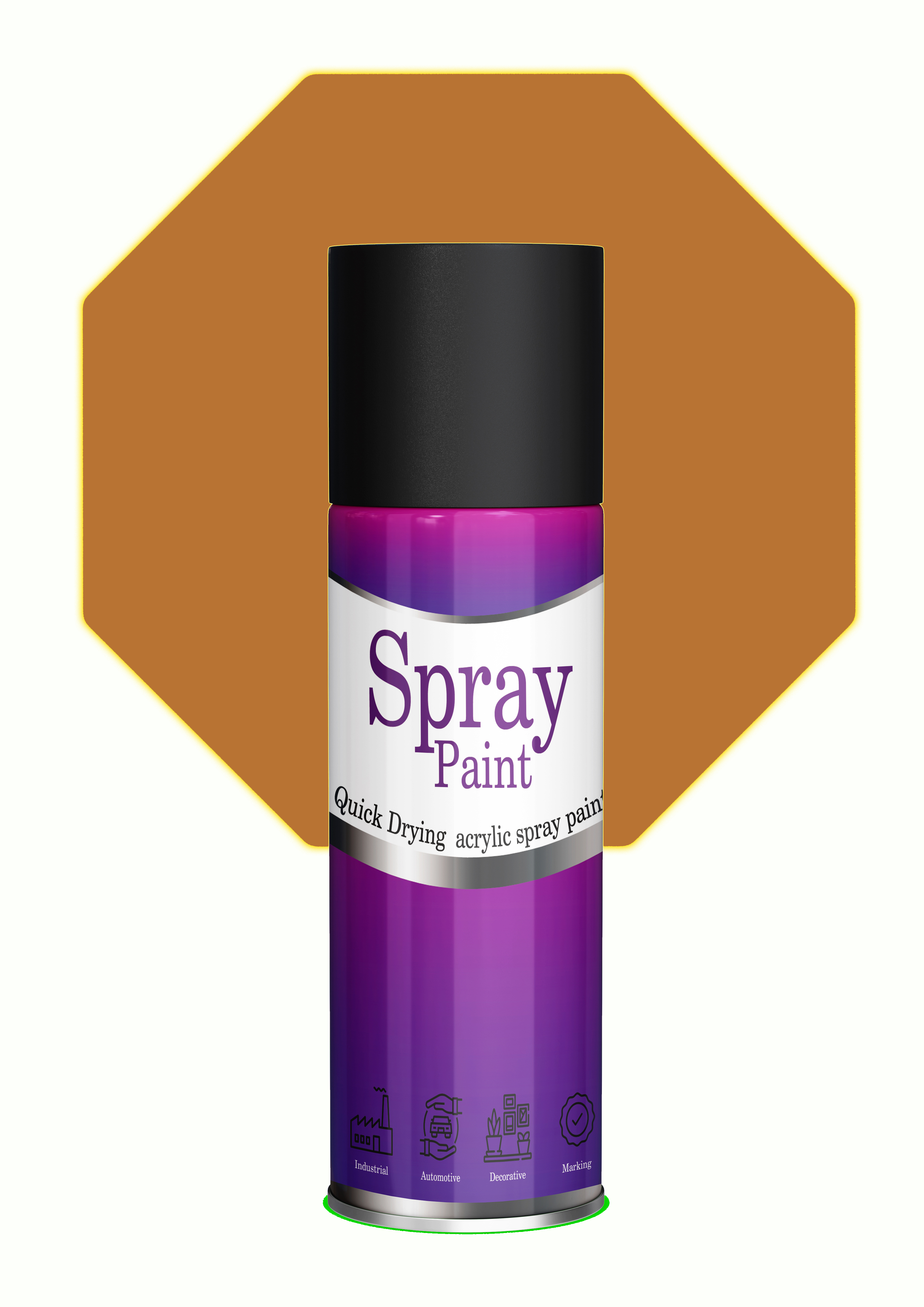 LIHA Copper Metallic Spray Paint – Premium Shine High Coverage 400ml