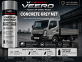 Mahindra Veero Concrete Grey Metallic Touch Up Spray Paint – OEM Color Match | LIHA Aerosols 500ml