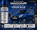 Maruti Suzuki Wagon R Virgin Blue Touch Up Spray Paint – OEM Color Match | LIHA Aerosols 500ml
