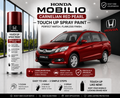 Honda Mobilio Carnelian Red Pearl Touch Up Spray Paint – OEM Color Match