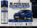 Maruti Suzuki S-Presso Pearl Starry Blue Touch Up Spray Paint – OEM Color Match | LIHA Aerosols 500ml