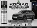 Skoda Kodiaq Graphite Grey Touch Up Spray Paint – OEM Color Match | LIHA Aerosols 500ml
