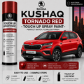 Skoda Kushaq Tornado Red Touch Up Spray Paint – OEM Color Match | LIHA Aerosols 500ml