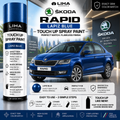 Skoda Rapid Lapiz Blue Touch Up Spray Paint – OEM Color Match | LIHA Aerosols 500ml
