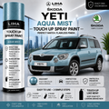 Skoda Yeti Aqua Mist Touch Up Spray Paint – OEM Color Match | LIHA Aerosols 500ml