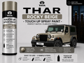 Mahindra Scorpio Rocky Beige Touch Up Spray Paint – OEM Color Match