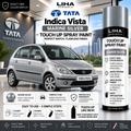Tata Indica Vista Marine Silver Touch Up Spray Paint – OEM Color Match | LIHA Aerosols 500ml