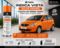 Toyota Etios Vista Solar Orange Touch Up Spray Paint – OEM Color Match