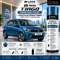 Tata Tiago Pangong Pulse Touch Up Spray Paint – OEM Color Match | LIHA Aerosols 500ml