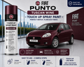 Fiat Punto Tuscan Wine Touch Up Spray Paint | OEM Automotive Aerosol Paint for Scratch Repair